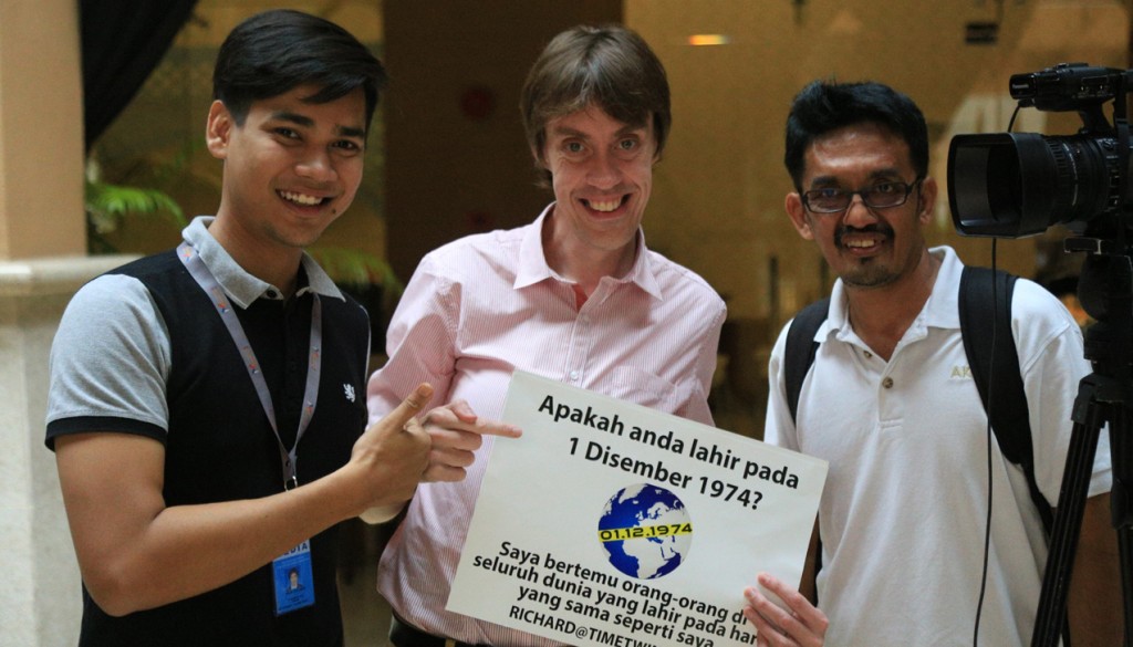 Hilal, Astro Awani's cameraman and I