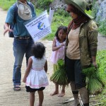 Yohanis Utta engaging Torajan locals in the search for Time Twins