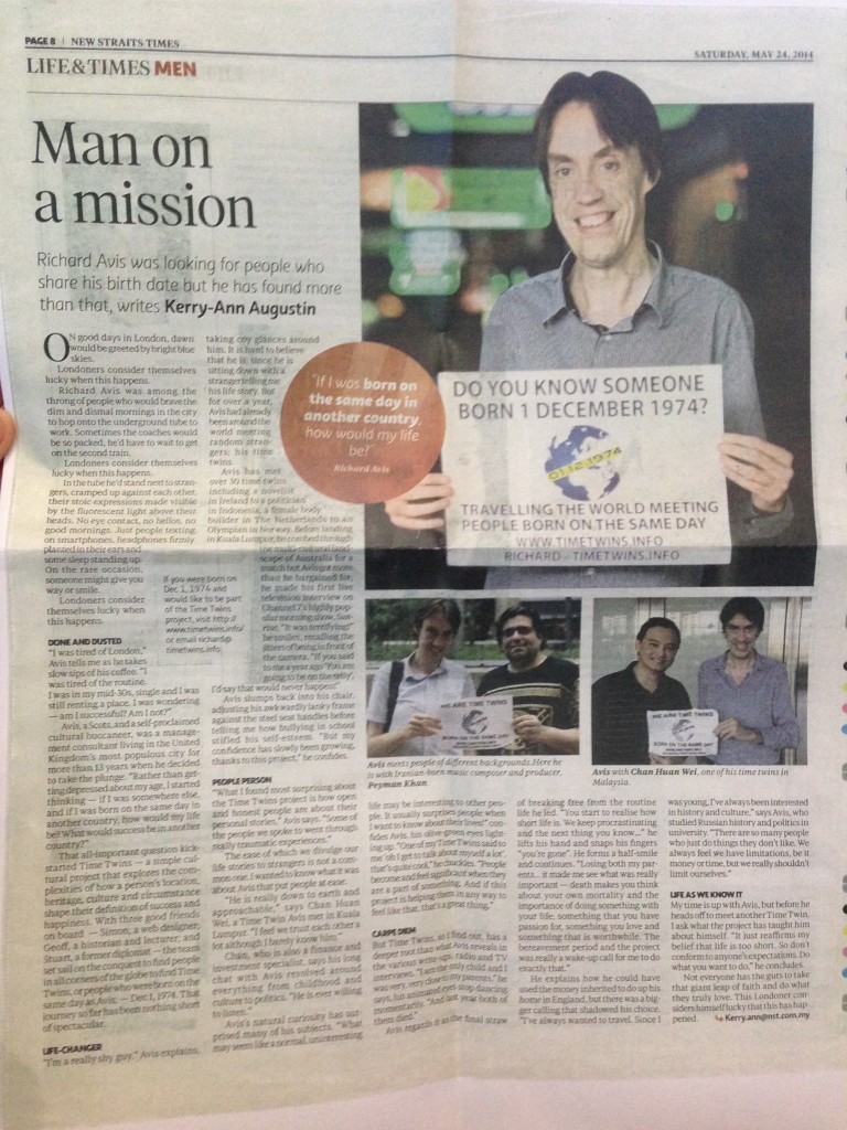 New Straits Times Article